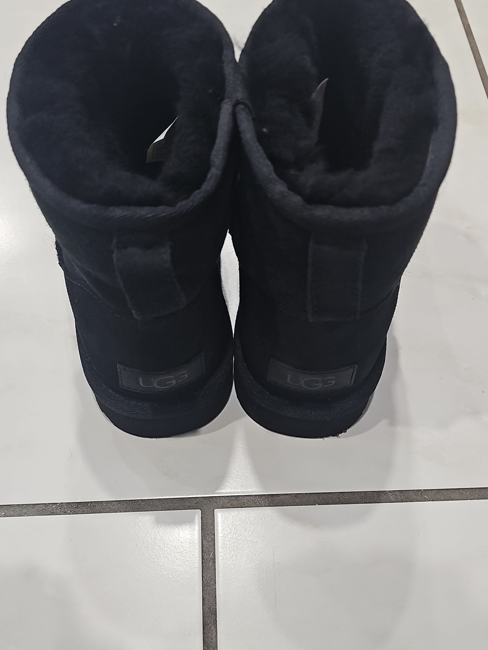 UGG Women Boots Classic Short Boots in Black Suede